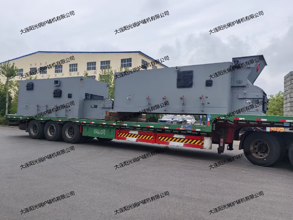 大连阳光锅炉辅机厂客户4吨链带炉排2台发货