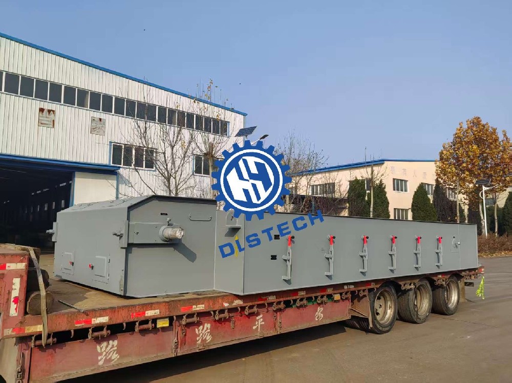 瓦房店炉排厂出口10吨小鳞片炉排发货